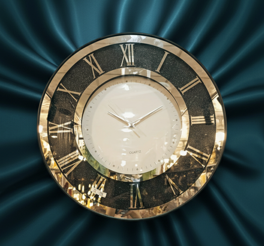 Modern Mirrored Roman Wall Clock
