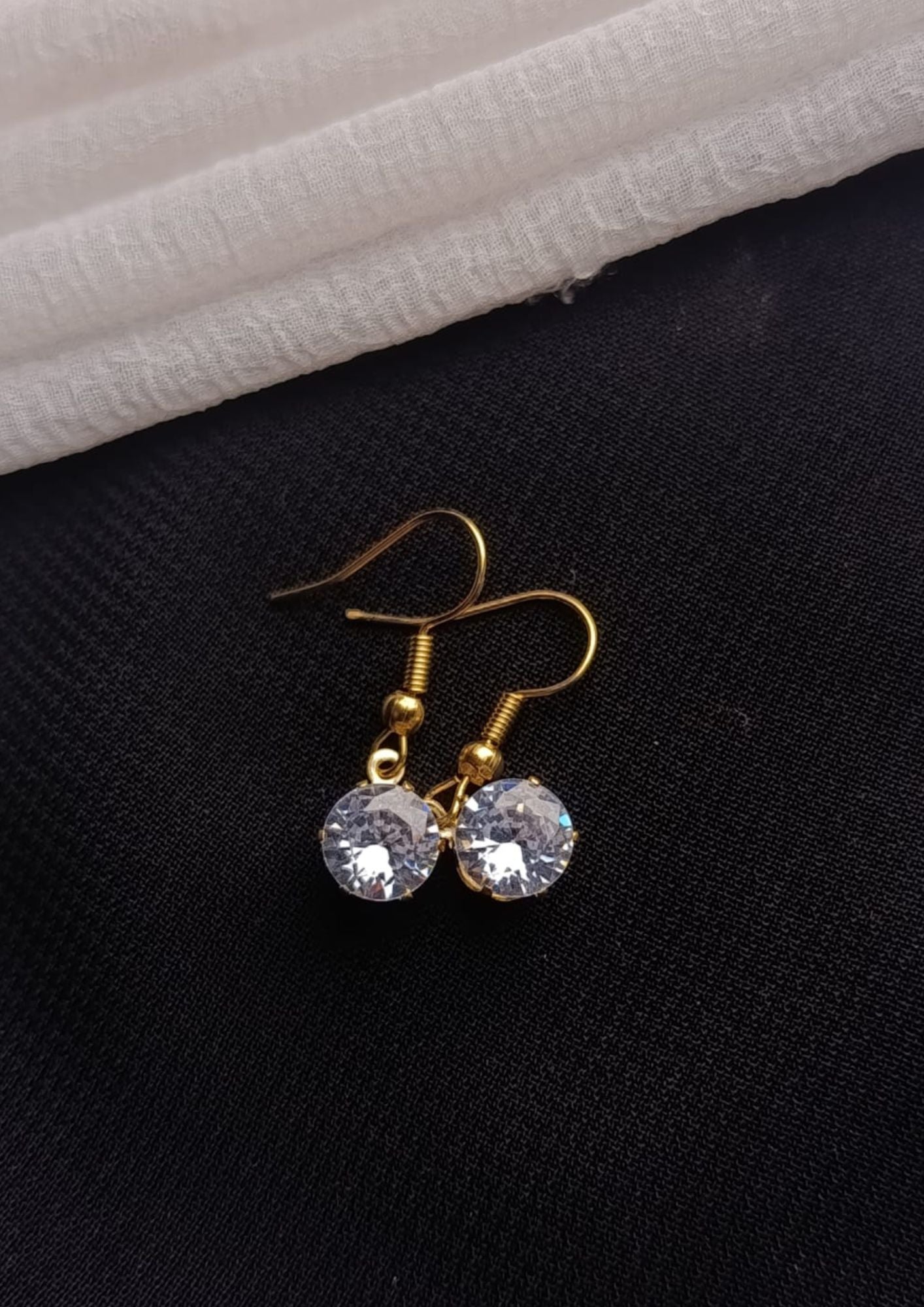 Classic Diamond Drop Earrings