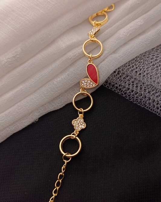 Clover & Heart Bracelet Set