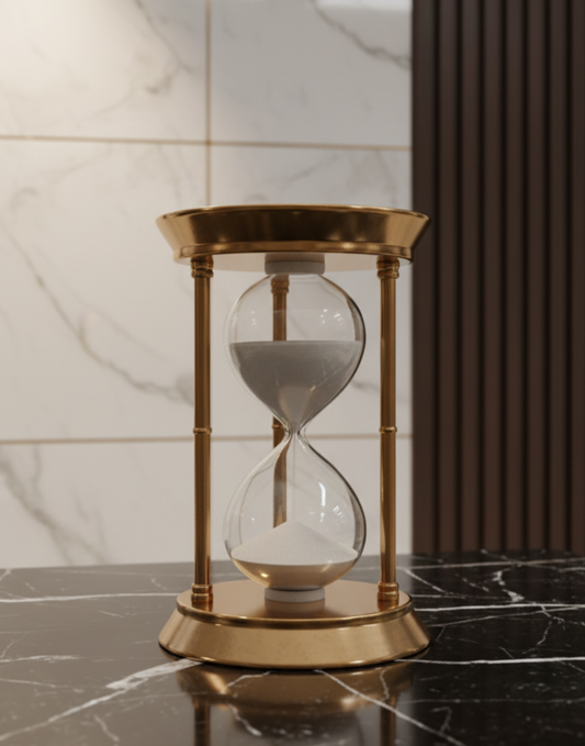 Classic Brass Hourglass