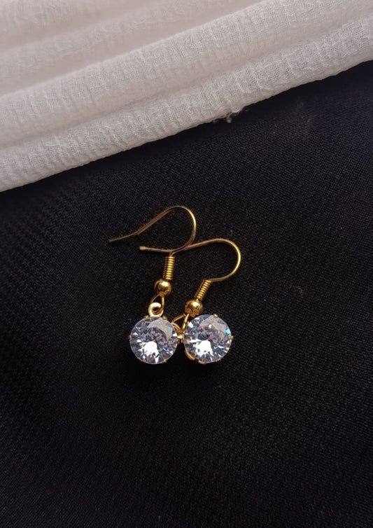 Classic Diamond Drop Earrings