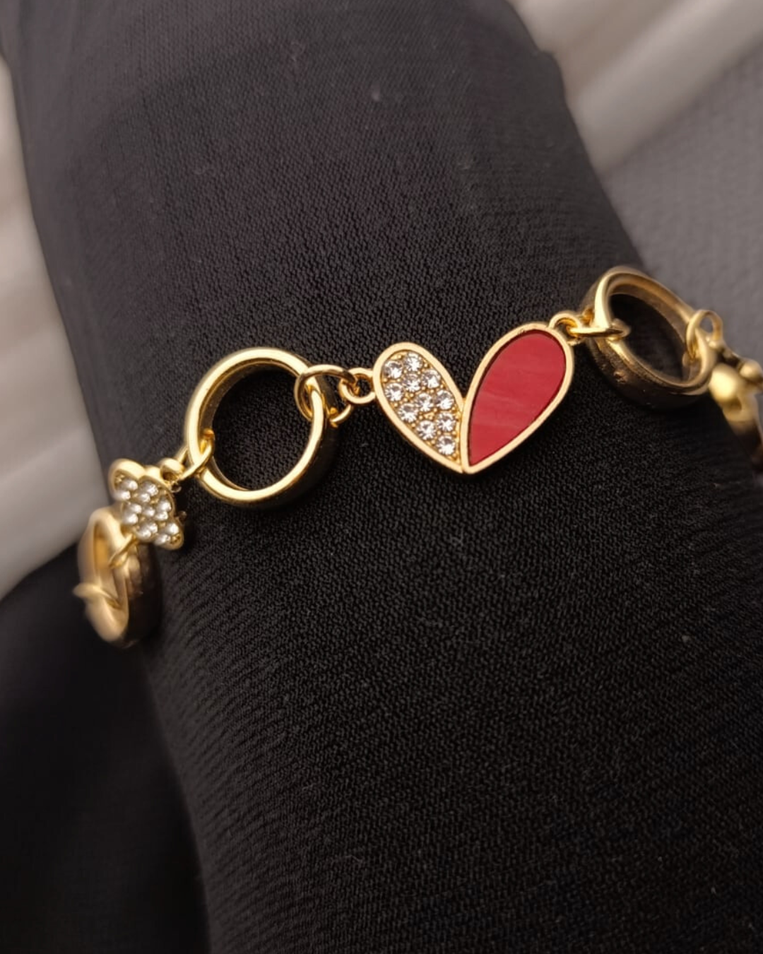 Clover & Heart Bracelet Set