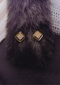 Diamond & Gold Geometric Earrings