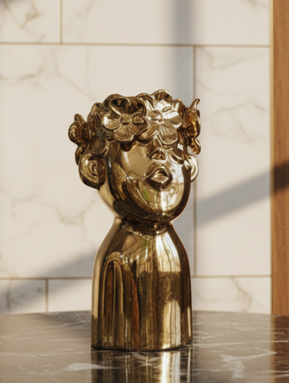 Modern Abstract & Floral Sculptural Vases